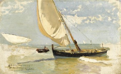 Beach Study by Joaquín Sorolla